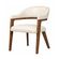 SILLA DE COMEDOR KADE CUERO BEIGE  -3-